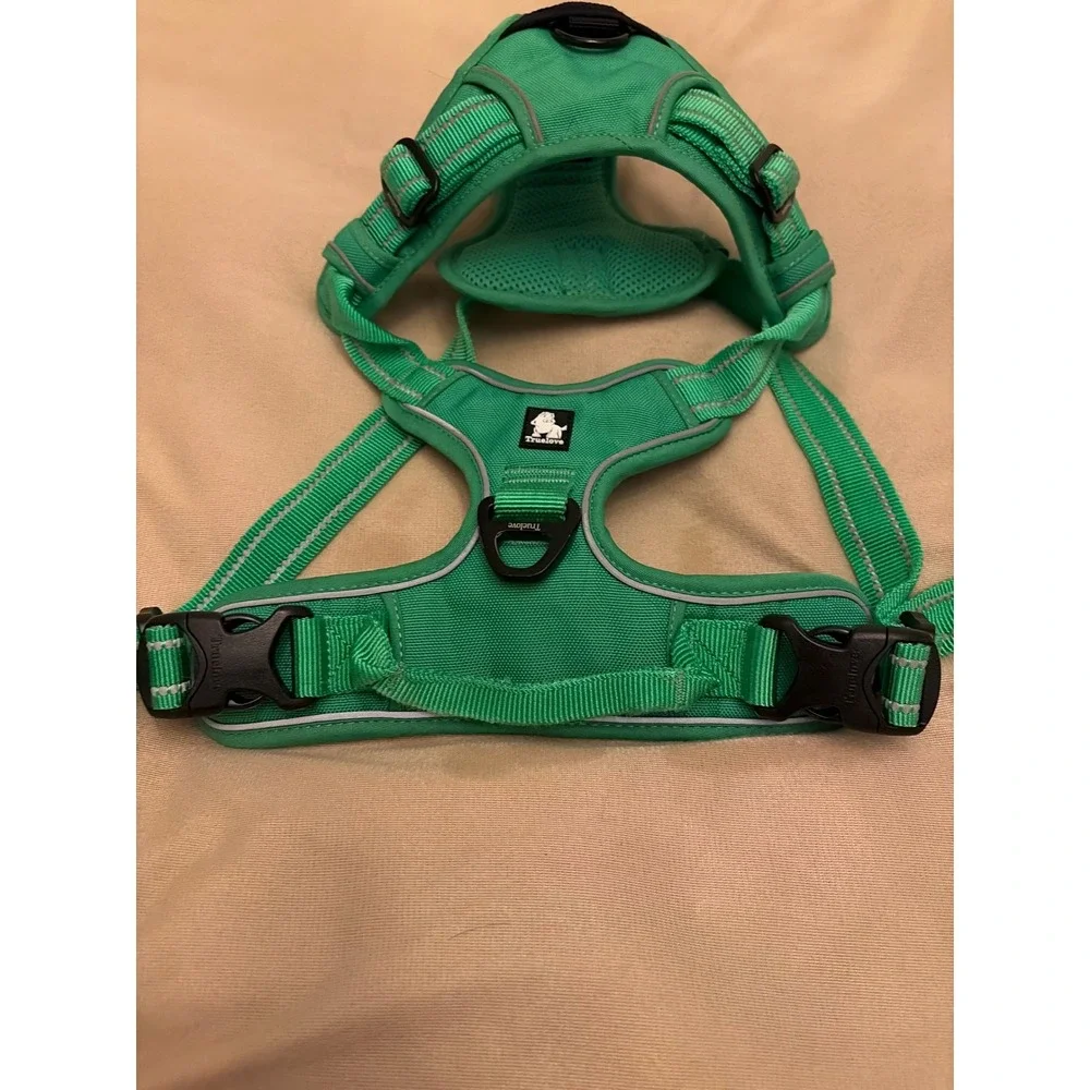 Truelove Green Reflective No Pull Dog Harness Mesh Padded Adjustable Vest